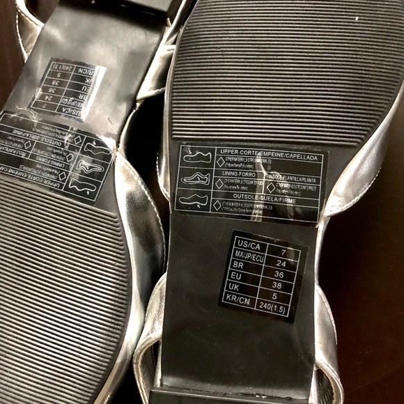 Metallic Silver Shoes from Forever 21 - Picture 8 of 10